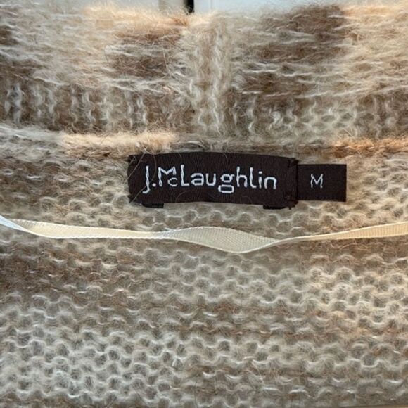 J. McLaughlin Linley Cardigan Alpaca Wool Blend Size Medium - Picture 8 of 14